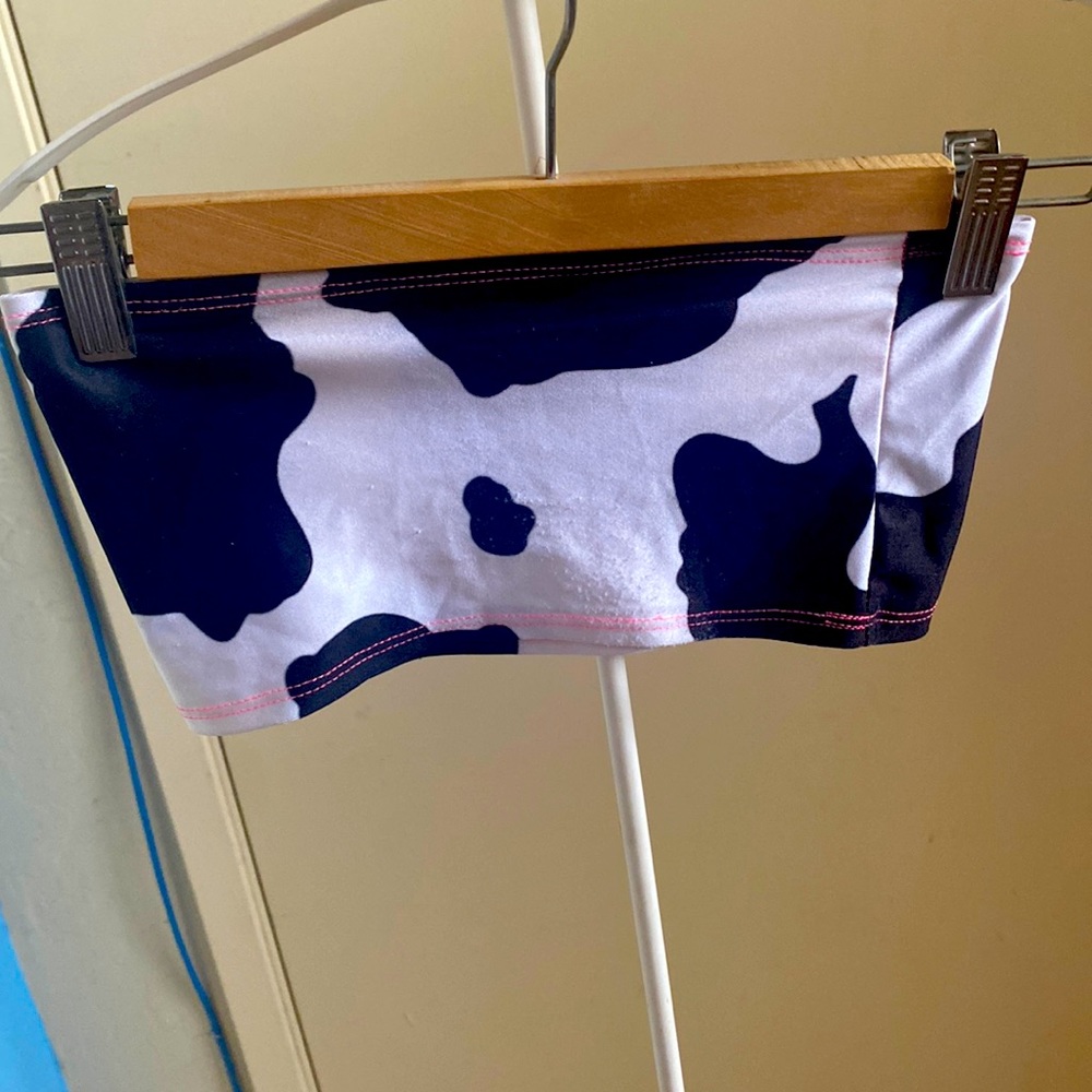 Mooo! Tube Top Medium Jade Clark